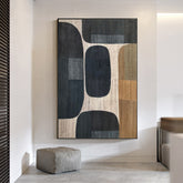 Toile - Abstract Black Retro